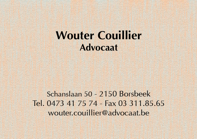 Advocaat Wouter Couillier 