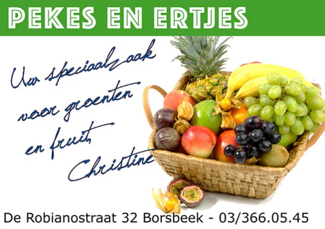 Groenten en fruit Pekes en Ertjes 